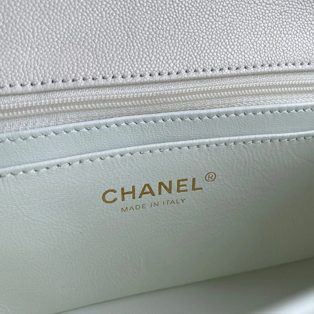 CHANEL Mini  Handbag With Top Handle Packable 1368
