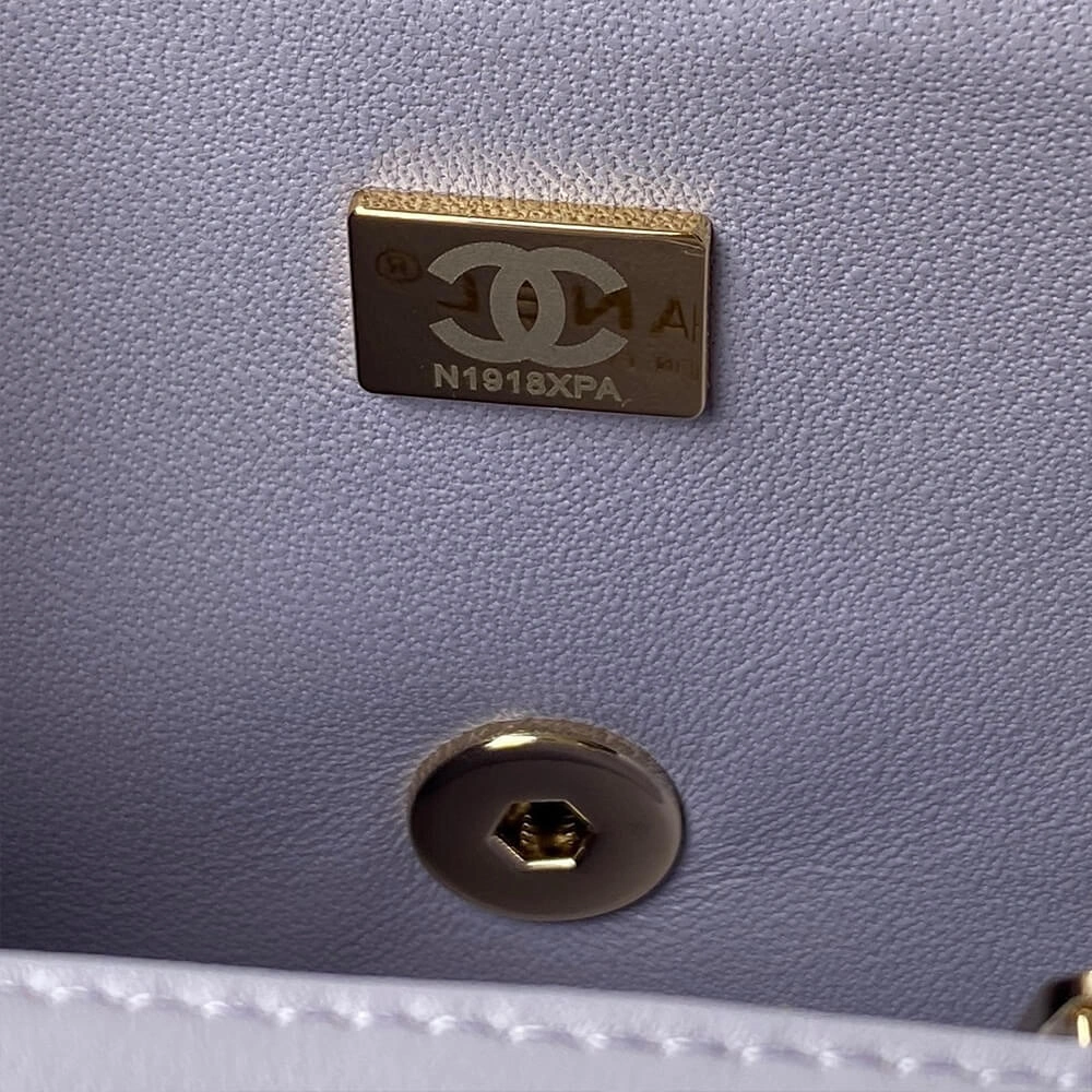 CHANEL Mini  Handbag With Top Handle Practical 1375