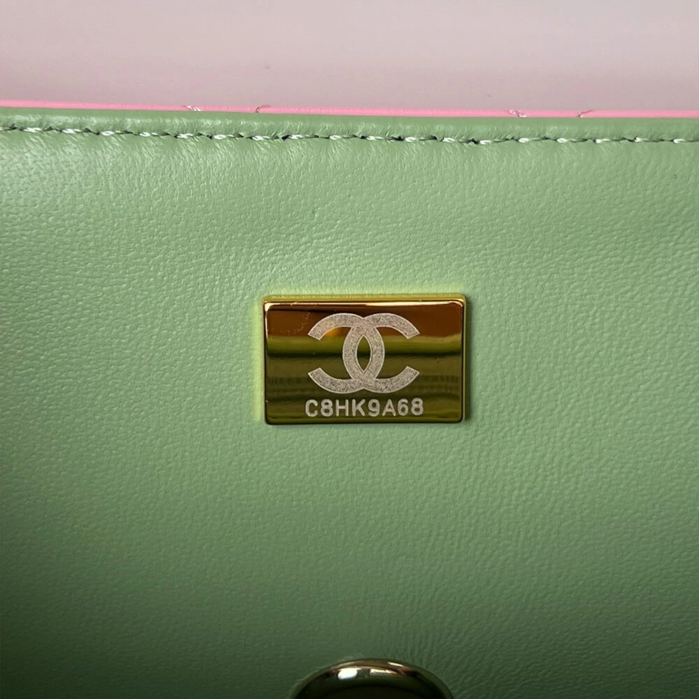 CHANEL Mini  Handbag With Top Handle Unisex 1378