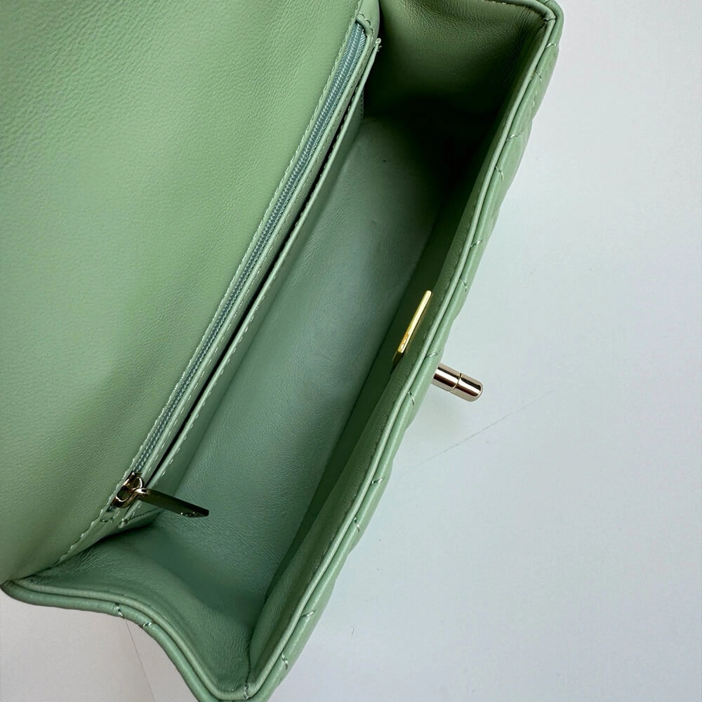 CHANEL Mini  Handbag With Top Handle Bright 1381