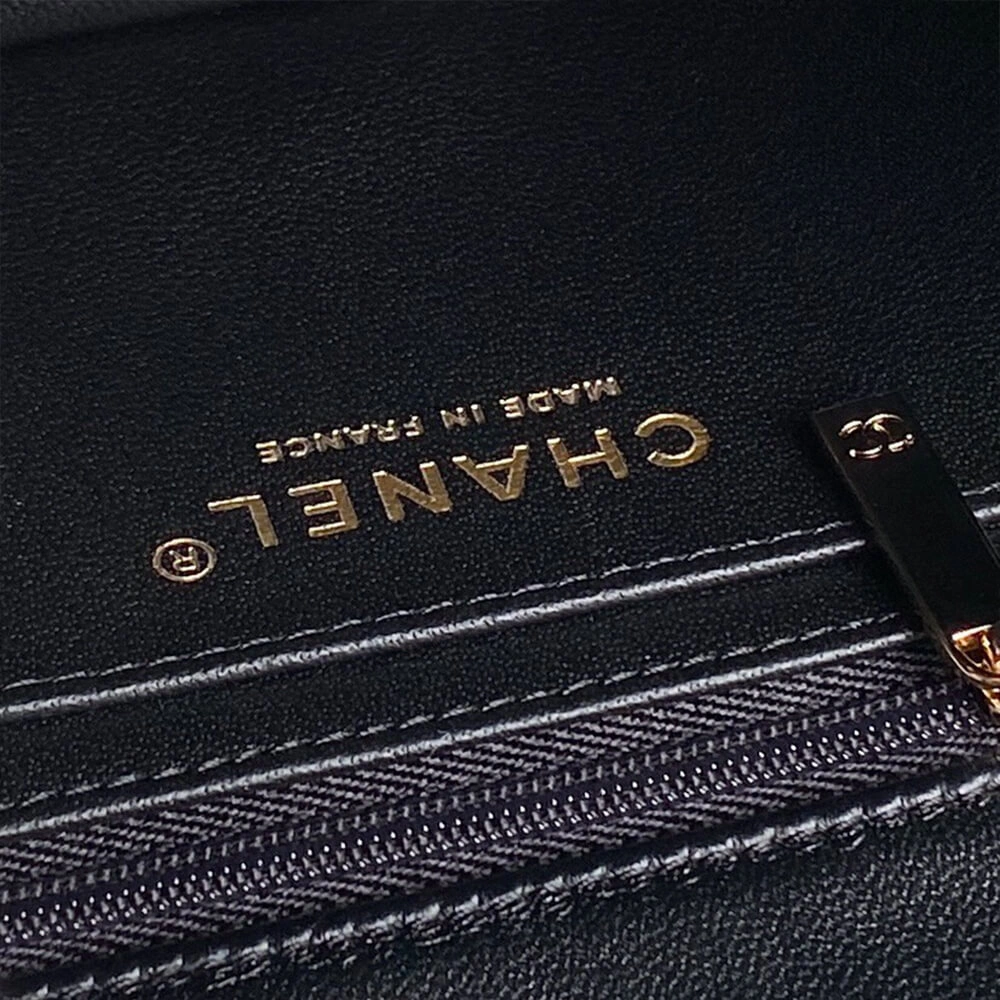 CHANEL Mini  Handbag With Top Handle FlexibleFit 1393