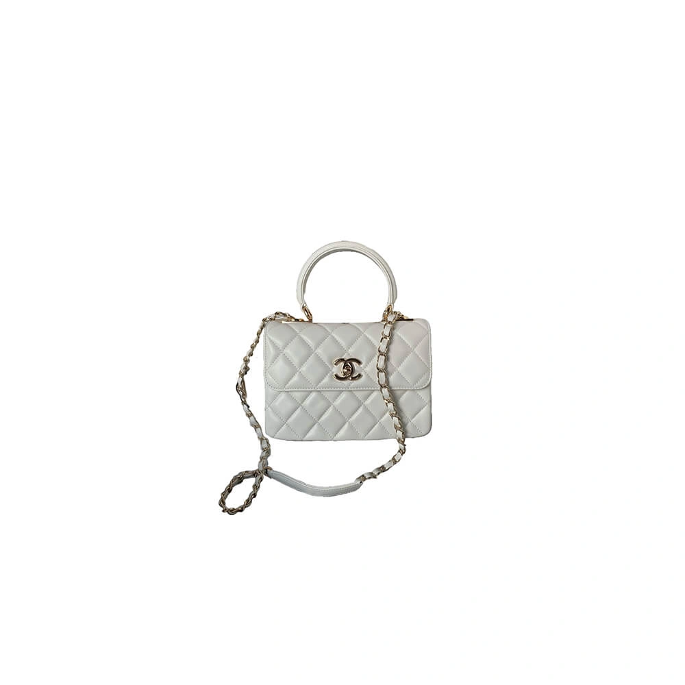 Lightweight CHANEL Mini Flap Bag with Top Handle(HIGH-END GRADE) 1499