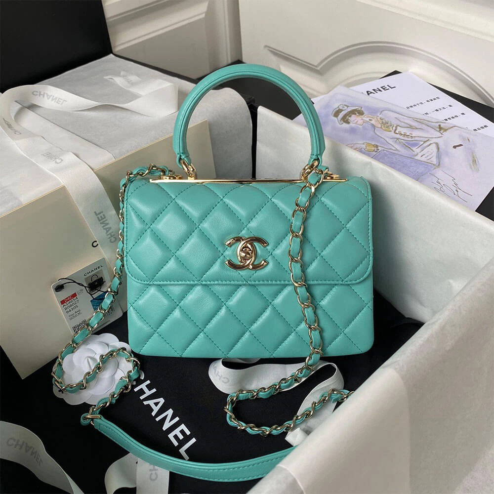 CHANEL Mini Flap Bag with Top Handle(HIGH-END GRADE) FashionForward 1500