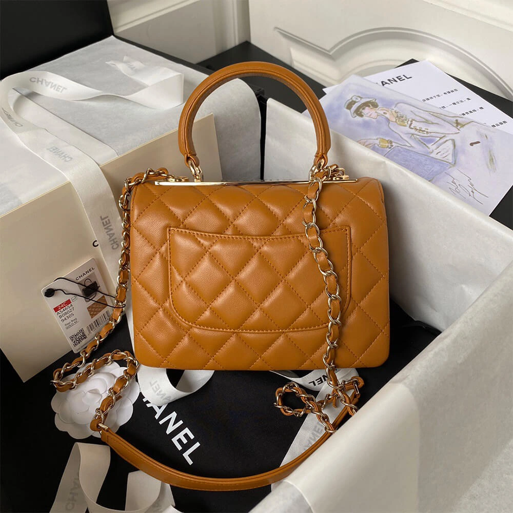CHANEL Mini Flap Bag with Top Handle(HIGH-END GRADE) HighPerformance 1511