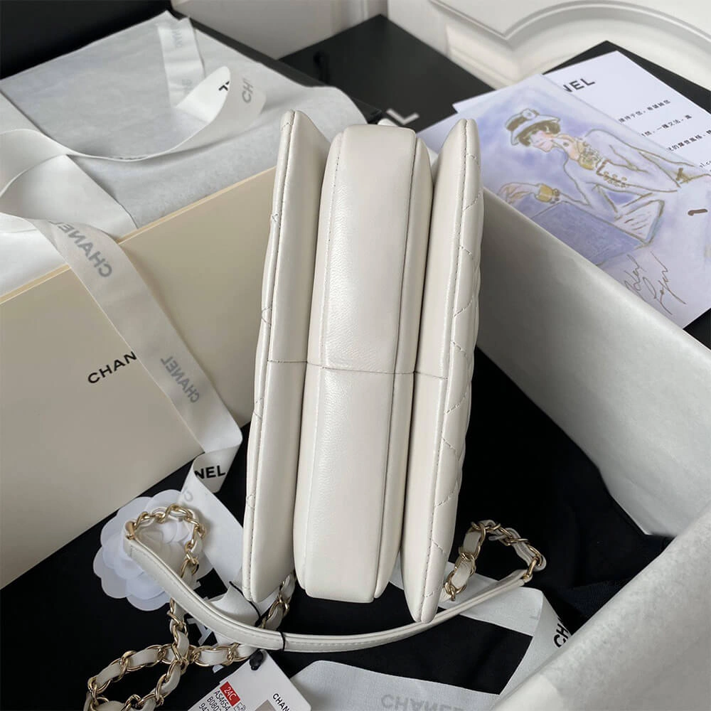 Lightweight CHANEL Mini Flap Bag with Top Handle(HIGH-END GRADE) 1499