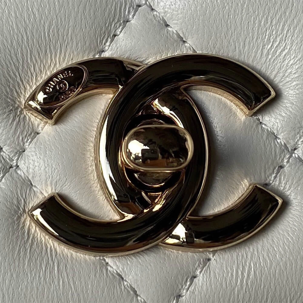 Lightweight CHANEL Mini Flap Bag with Top Handle(HIGH-END GRADE) 1499