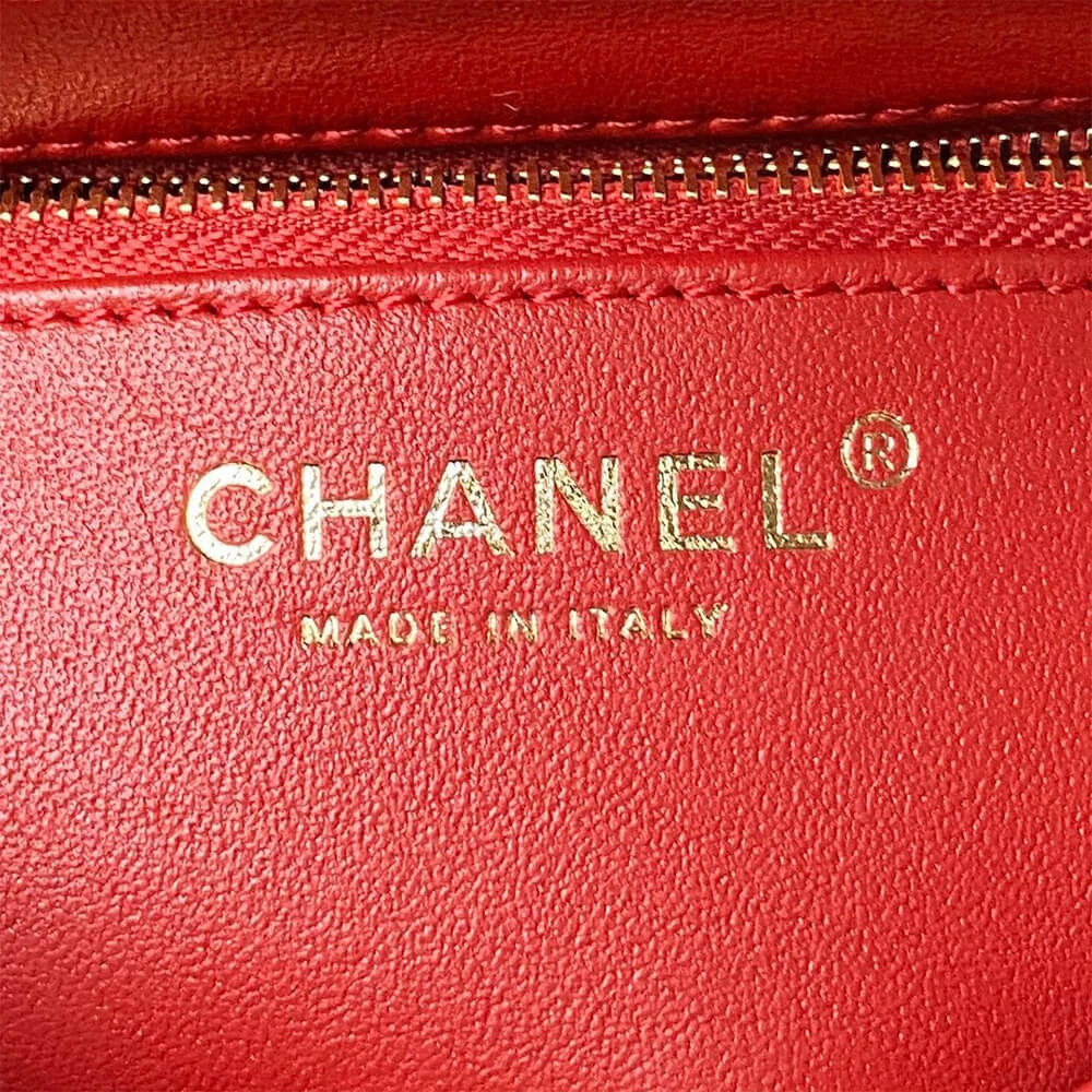 CHANEL Mini Flap Bag with Top Handle(HIGH-END GRADE) Reliable 1501