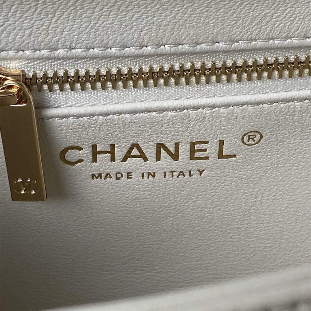 Lightweight CHANEL Mini Flap Bag with Top Handle(HIGH-END GRADE) 1499