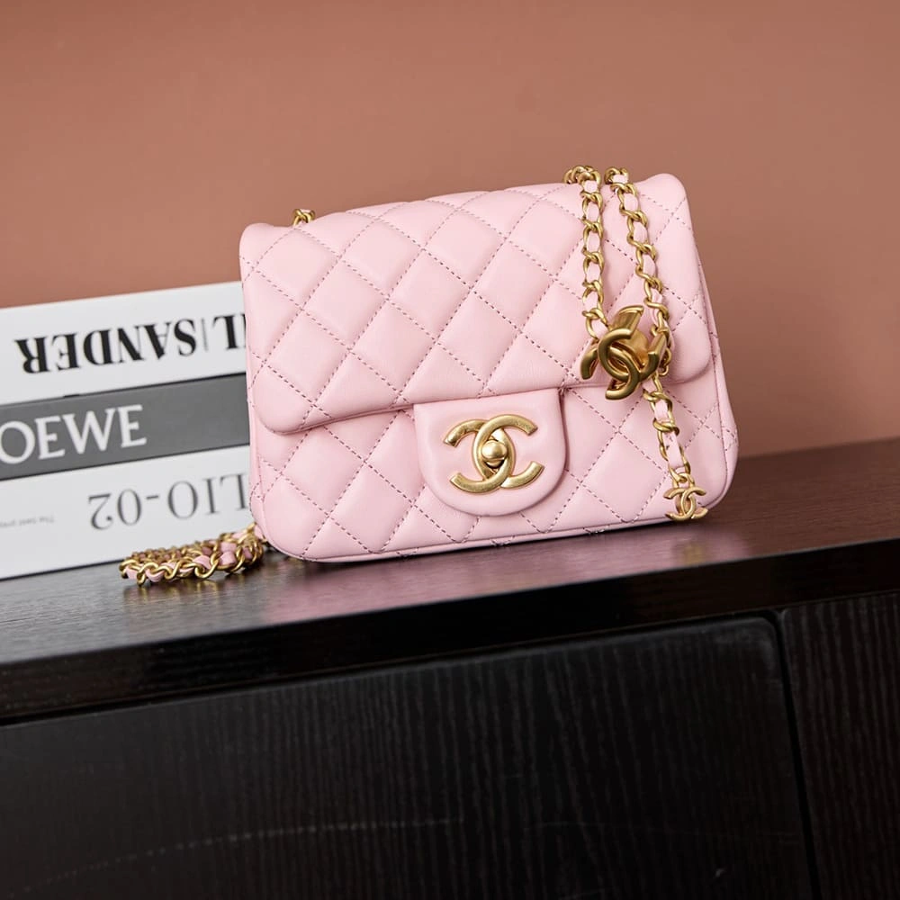 Compact CHANEL Mini Flap Bag(HIGH-END GRADE) 1338