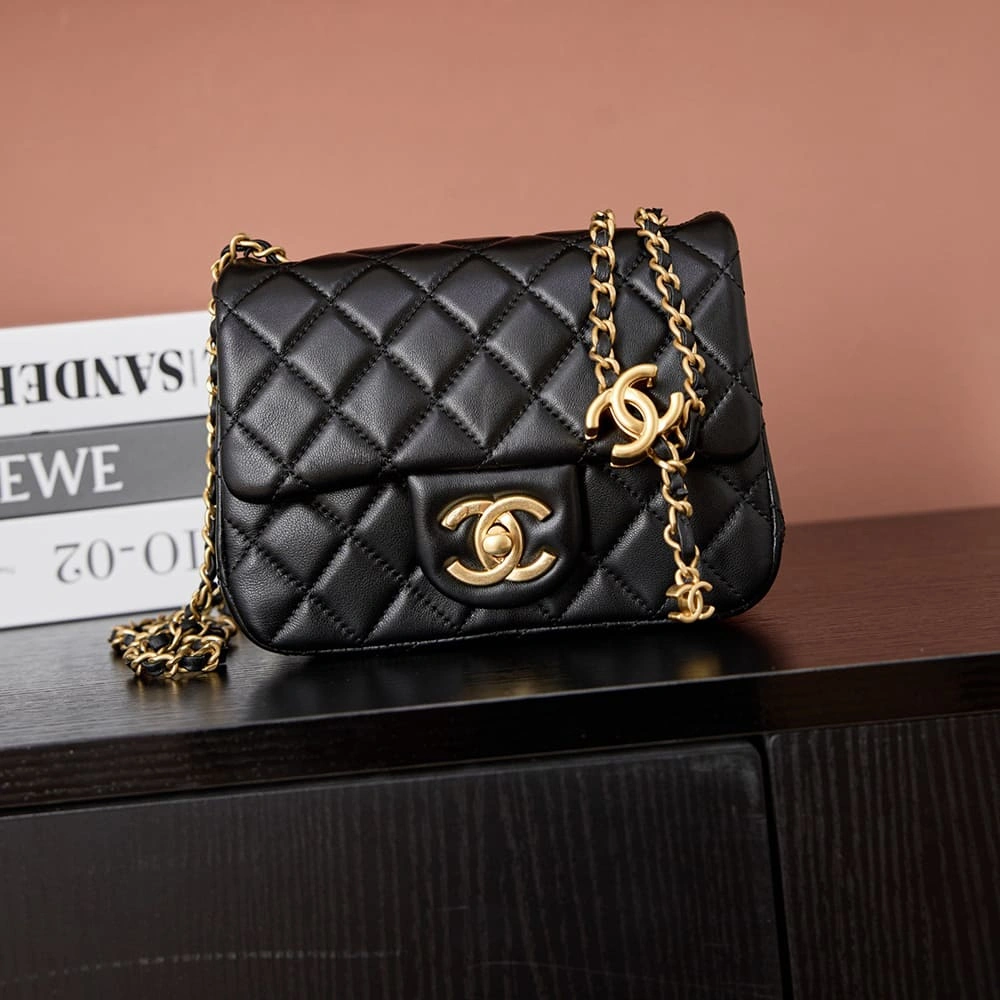 CHANEL Mini Flap Bag(HIGH-END GRADE) WrinkleFree 1330