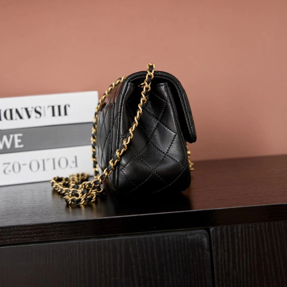 CHANEL Mini Flap Bag(HIGH-END GRADE) WrinkleFree 1330