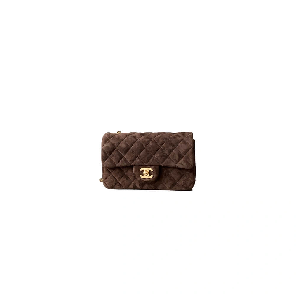 CHANEL SUEDE MINI FLAP BAG(HIGH-END GRADE) Upgraded 1597