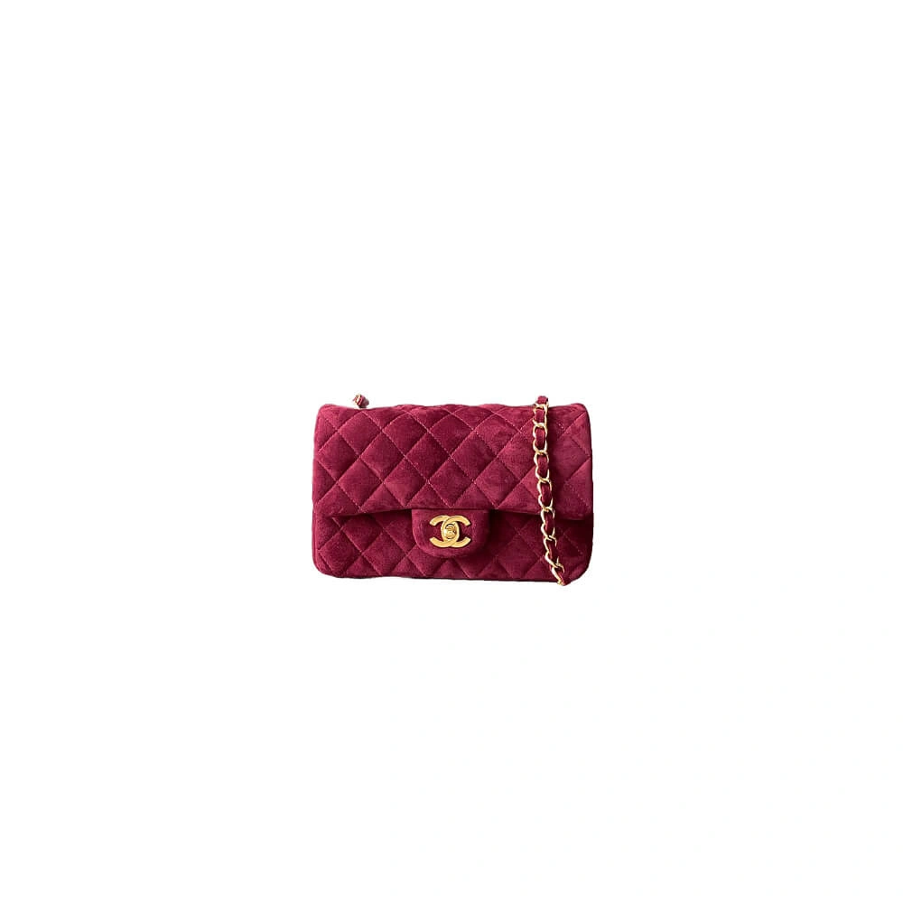 CHANEL SUEDE MINI FLAP BAG(HIGH-END GRADE) DailyWear 1591