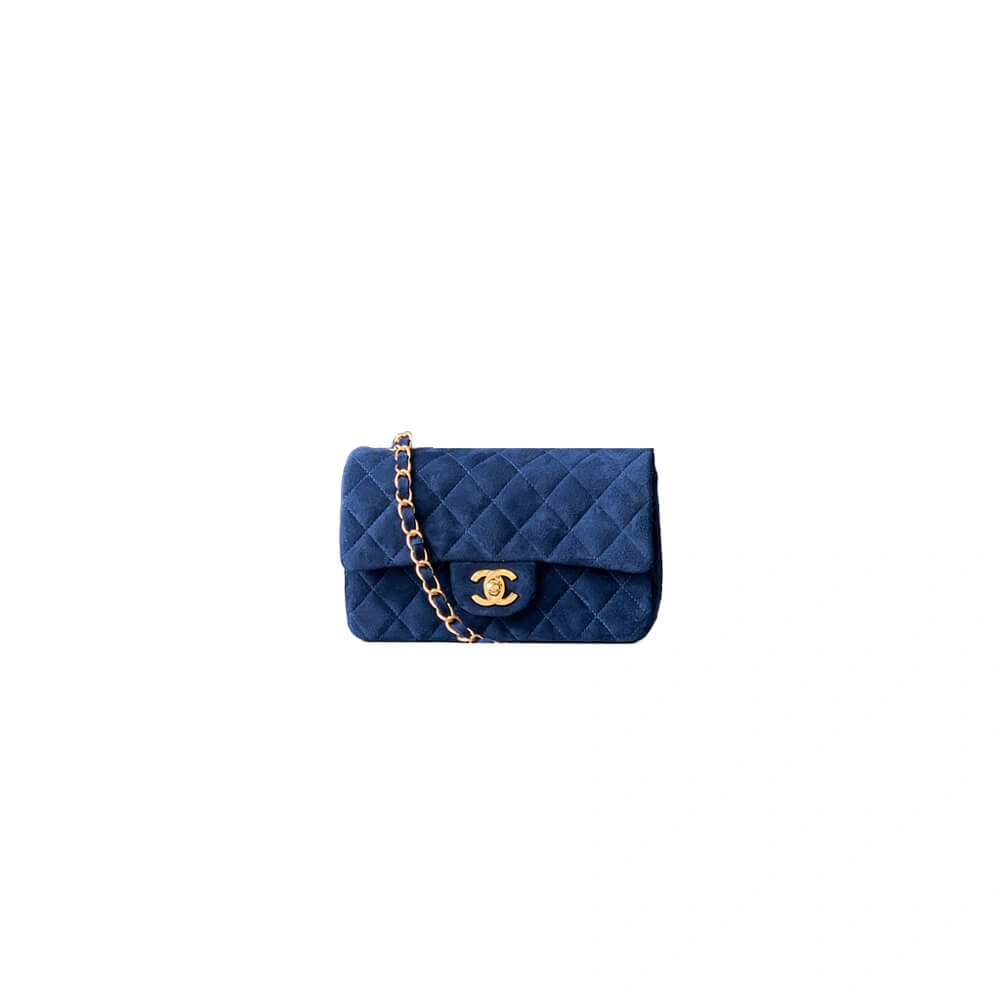 CHANEL SUEDE MINI FLAP BAG(HIGH-END GRADE) Versatile 1596