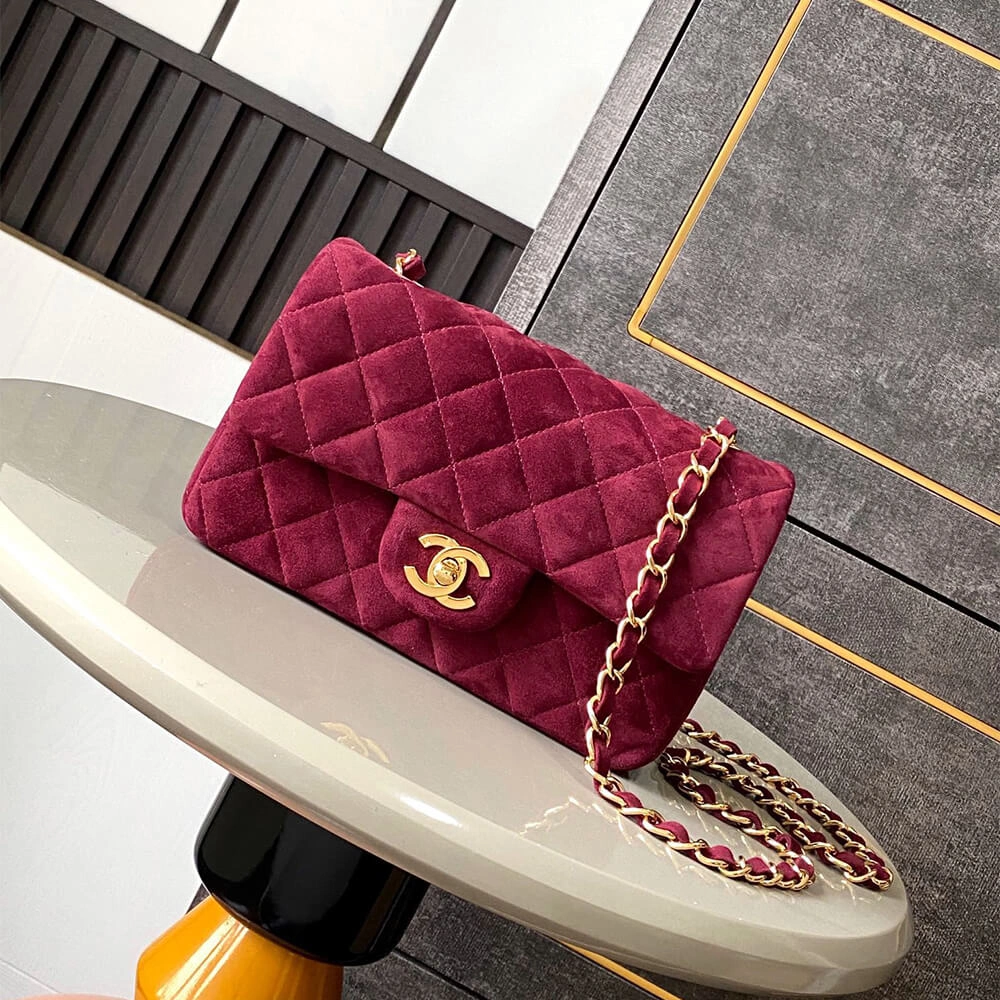 CHANEL SUEDE MINI FLAP BAG(HIGH-END GRADE) DailyWear 1591