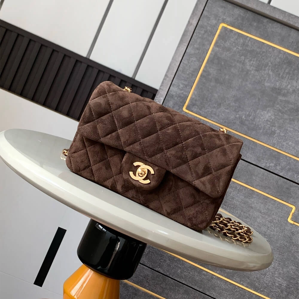CHANEL SUEDE MINI FLAP BAG(HIGH-END GRADE) Upgraded 1597