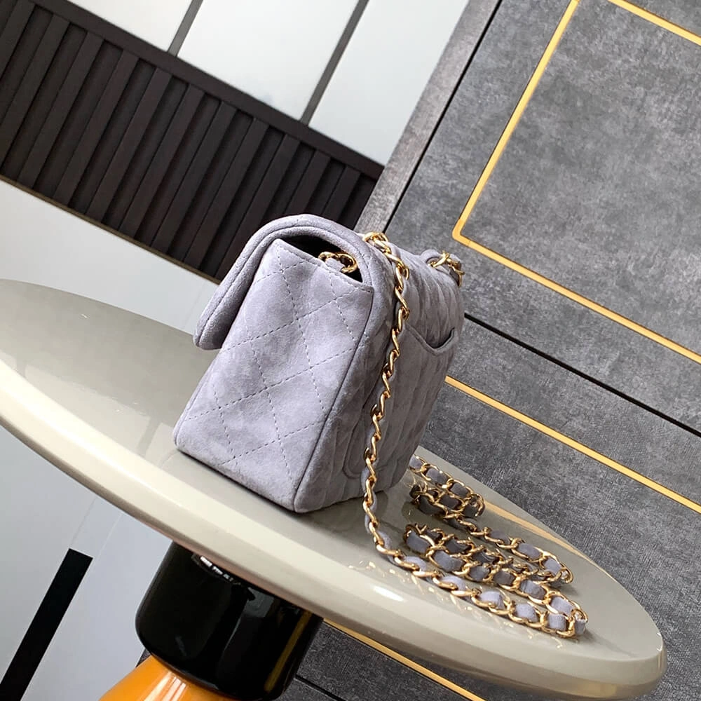 CHANEL SUEDE MINI FLAP BAG(HIGH-END GRADE) Lightweight 1589