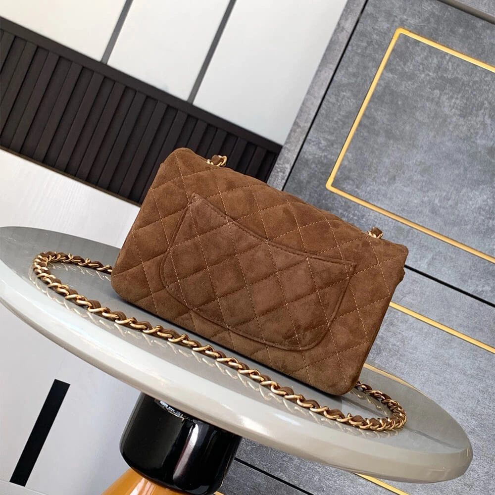 CHANEL SUEDE MINI FLAP BAG(HIGH-END GRADE) OnTrend 1611