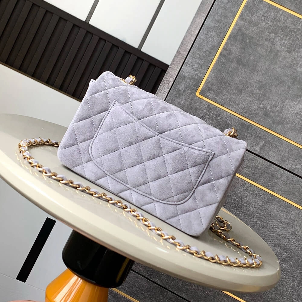 CHANEL SUEDE MINI FLAP BAG(HIGH-END GRADE) Lightweight 1589