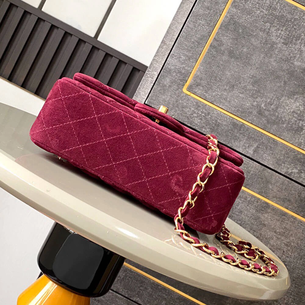 CHANEL SUEDE MINI FLAP BAG(HIGH-END GRADE) DailyWear 1591