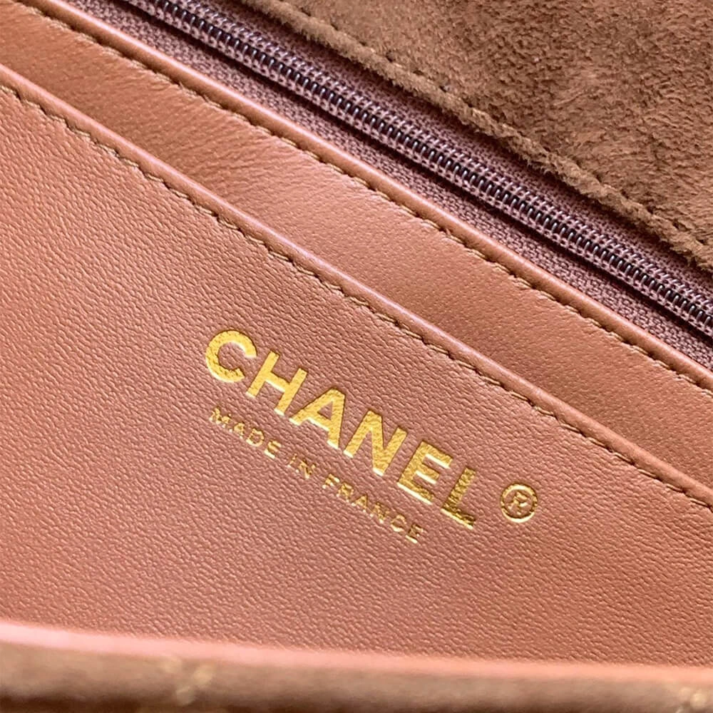 CHANEL SUEDE MINI FLAP BAG(HIGH-END GRADE) OnTrend 1611