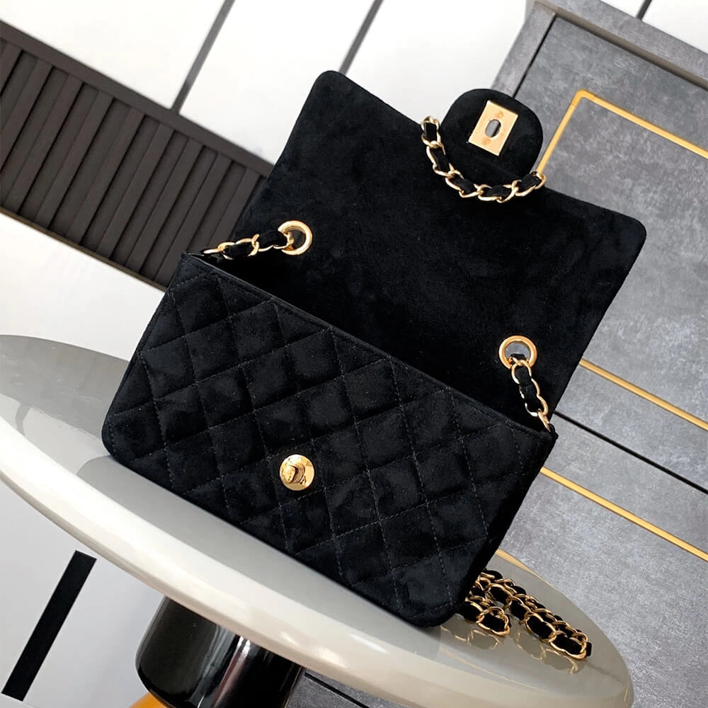 Reliable CHANEL SUEDE MINI FLAP BAG(HIGH-END GRADE) 1615