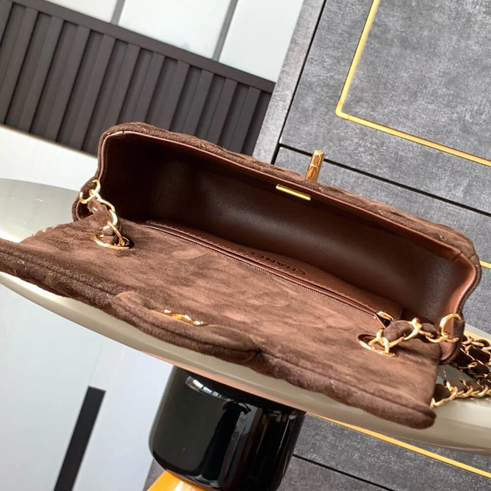 CHANEL SUEDE MINI FLAP BAG(HIGH-END GRADE) Upgraded 1597