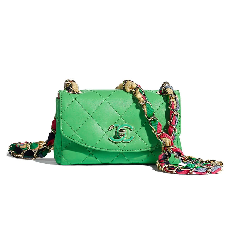 Bright CHANEL Small Flap Bag 1666