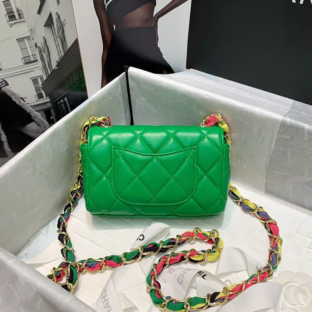 Bright CHANEL Small Flap Bag 1666