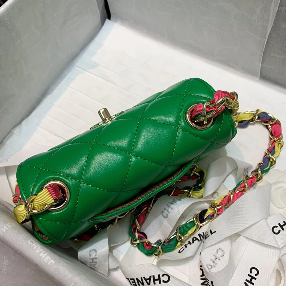 Bright CHANEL Small Flap Bag 1666