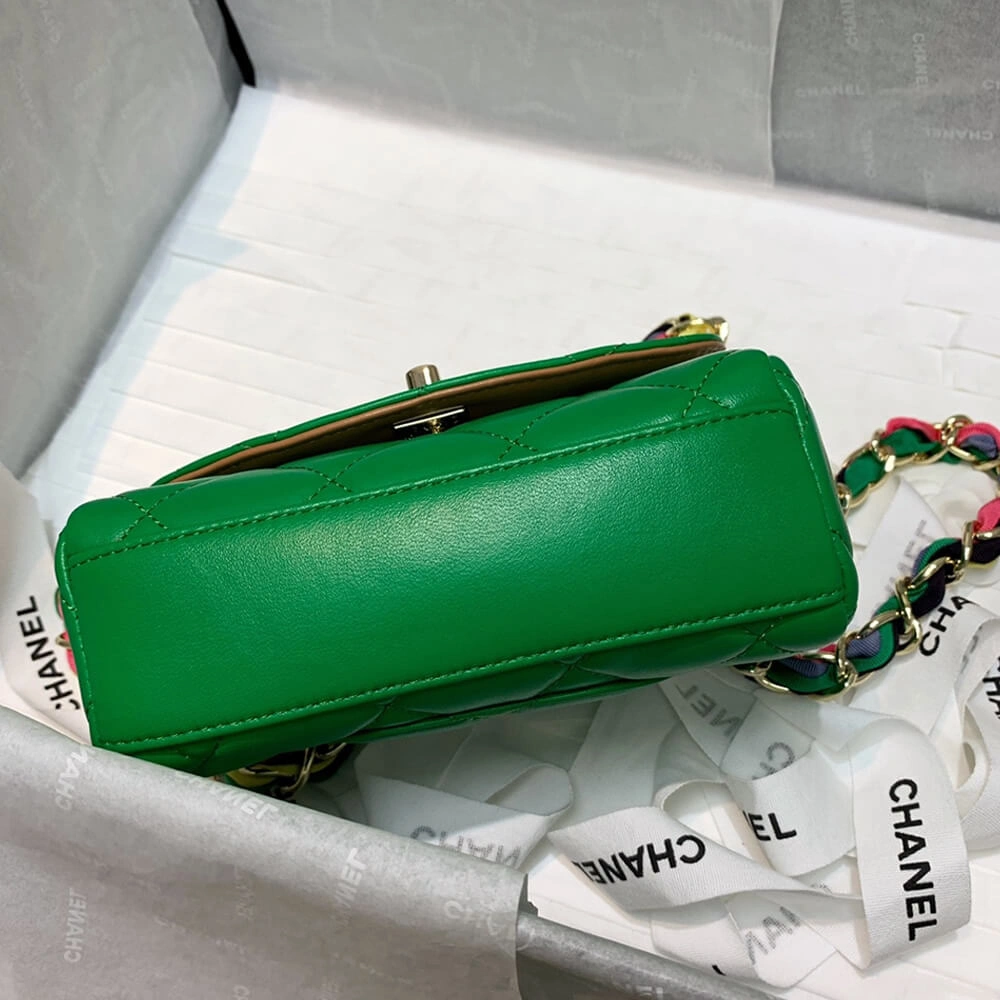 Bright CHANEL Small Flap Bag 1666