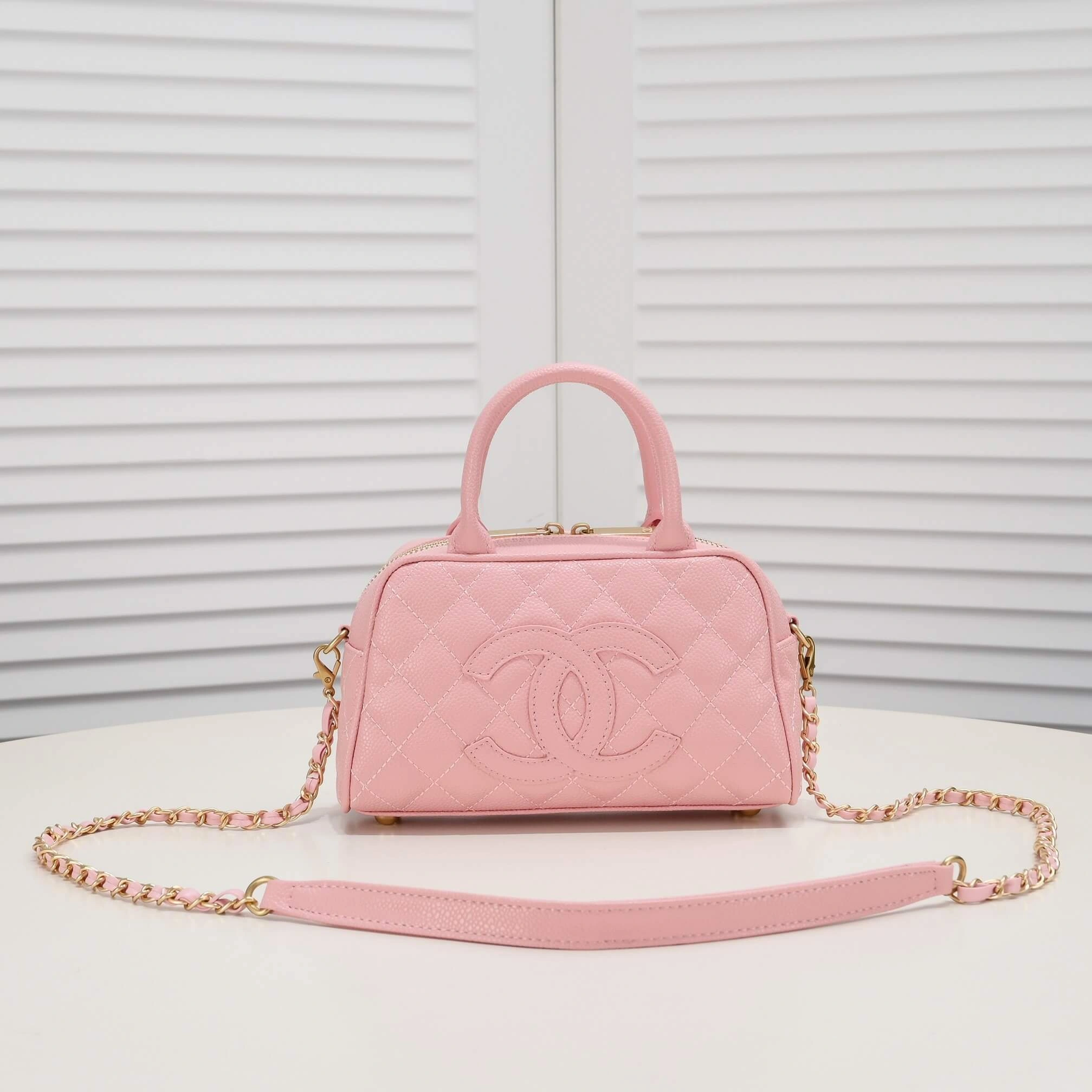 CHANEL Small Vintage Boston Bag HighQuality 1480