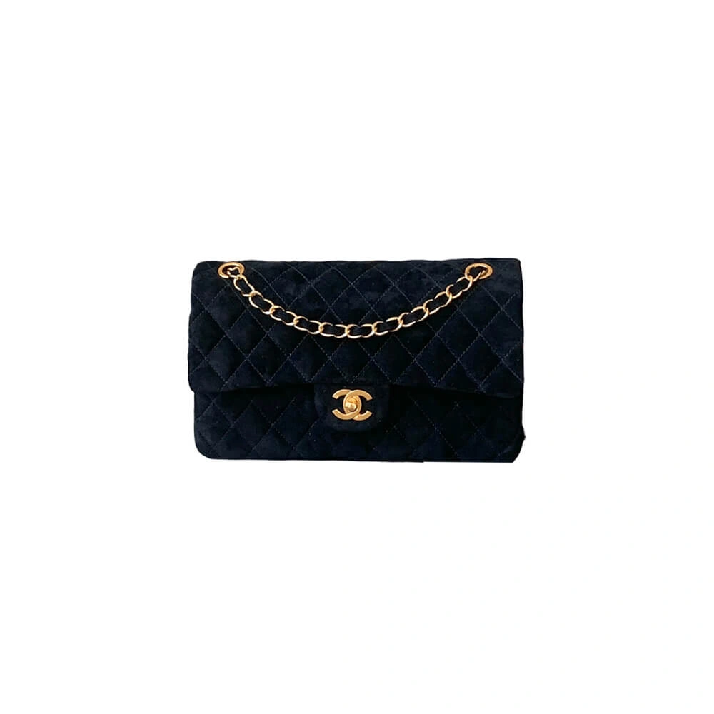CHANEL Suede  Double Flap Handbag(HIGH-END GRADE) UrbanChic 1602