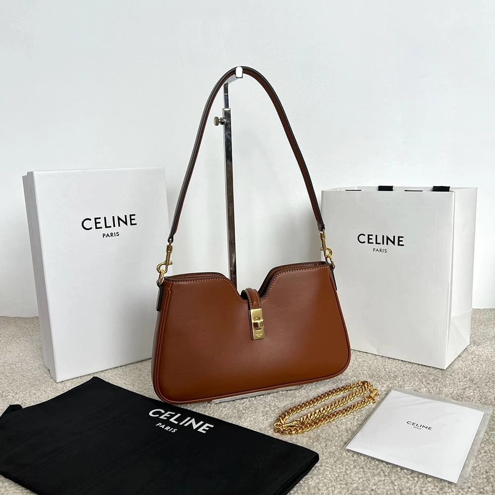 Sleek Celine SHOULDER CAMILLE 16 SOFT IN SMOOTH CALFSKIN(HIGH-END GRADE) 2484