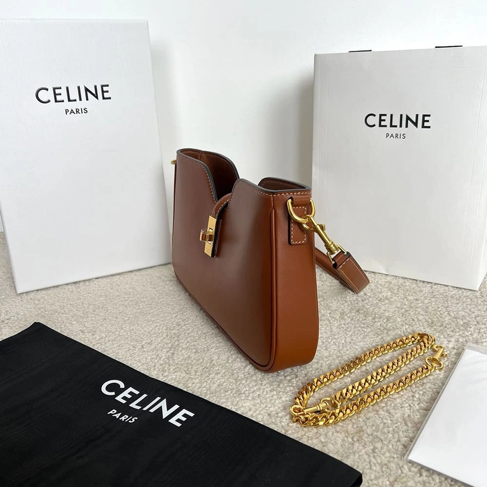 Sleek Celine SHOULDER CAMILLE 16 SOFT IN SMOOTH CALFSKIN(HIGH-END GRADE) 2484
