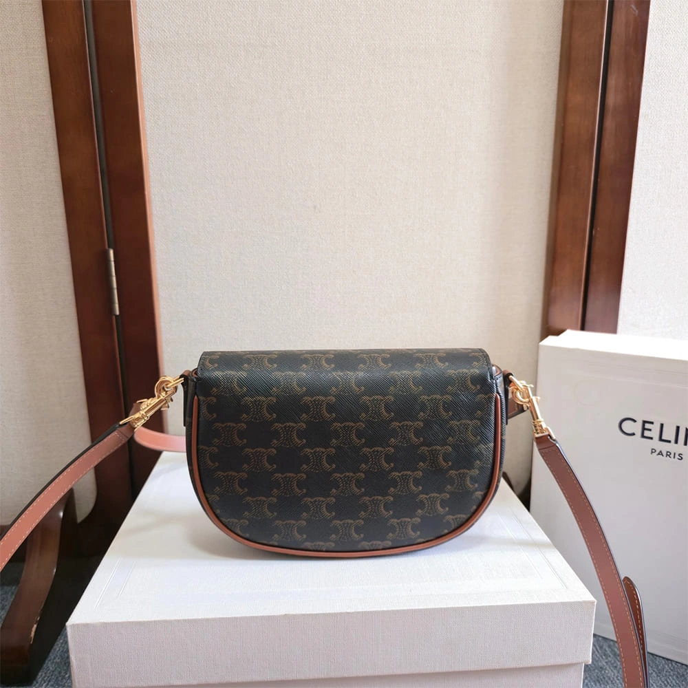 Celine SOFT SHOPPER BAG IN Triomphe Canvas and Calfskin MultiPurpose 2513