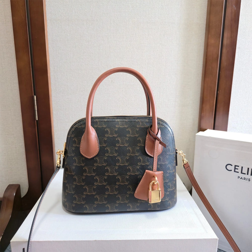 FlexibleFit Celine TEEN HONORINE BAG IN Triomphe Canvas and Calfskin 2505
