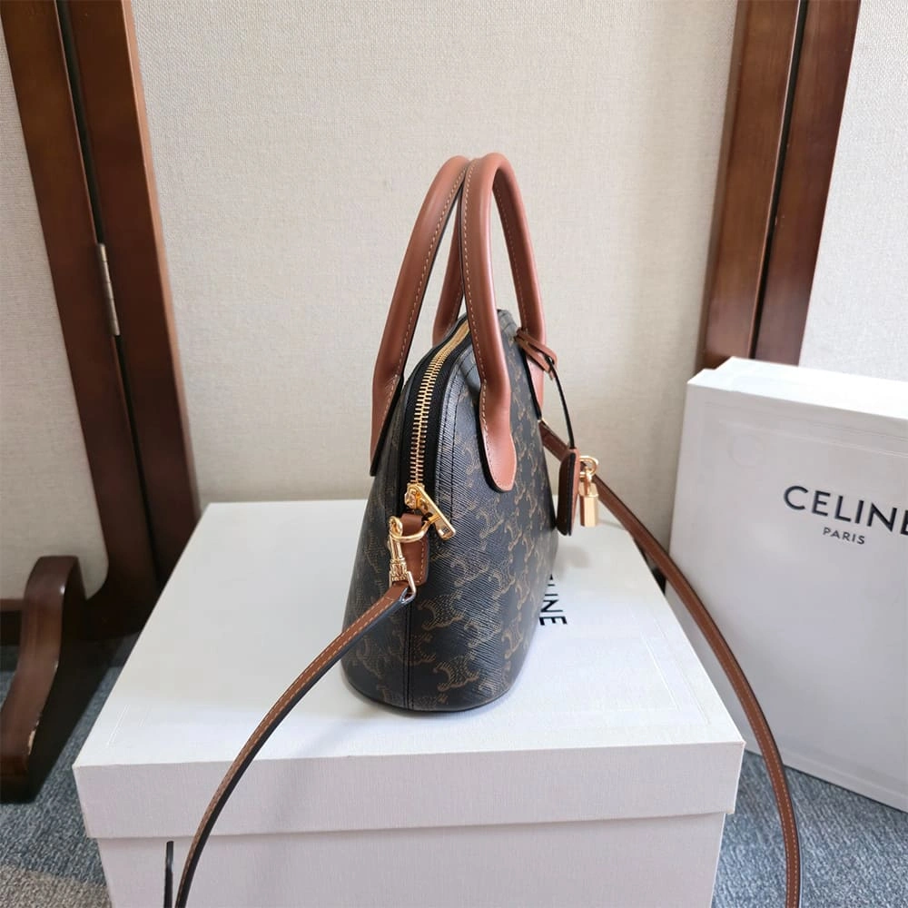 FlexibleFit Celine TEEN HONORINE BAG IN Triomphe Canvas and Calfskin 2505