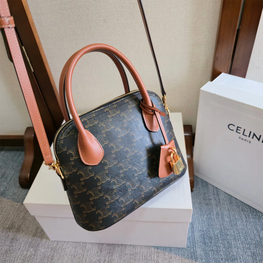 FlexibleFit Celine TEEN HONORINE BAG IN Triomphe Canvas and Calfskin 2505
