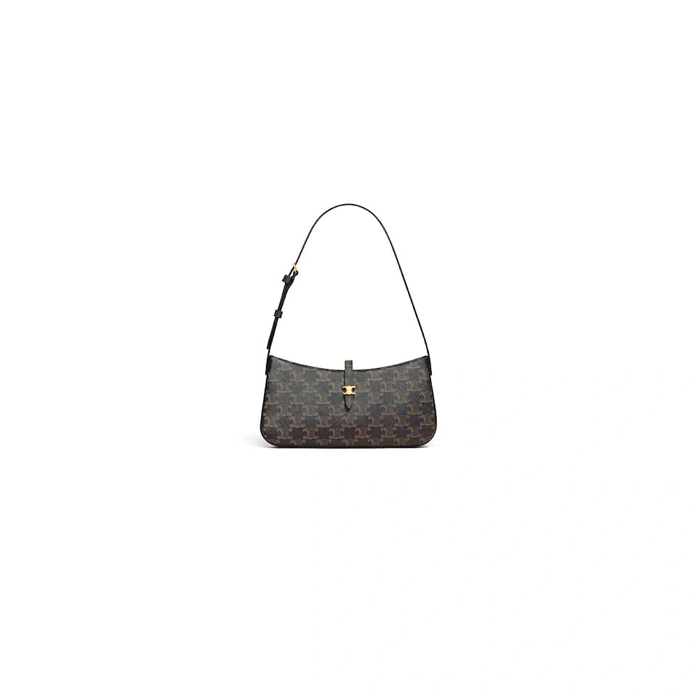 Effortless Celine TINA SHOULDER BAG IN Triomphe canvas 2534