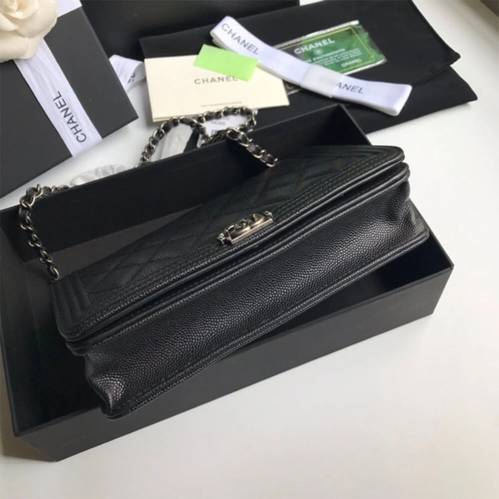 Chanel BOY CHANEL Wallet On Chain(high-end grade) Sustainable 1317