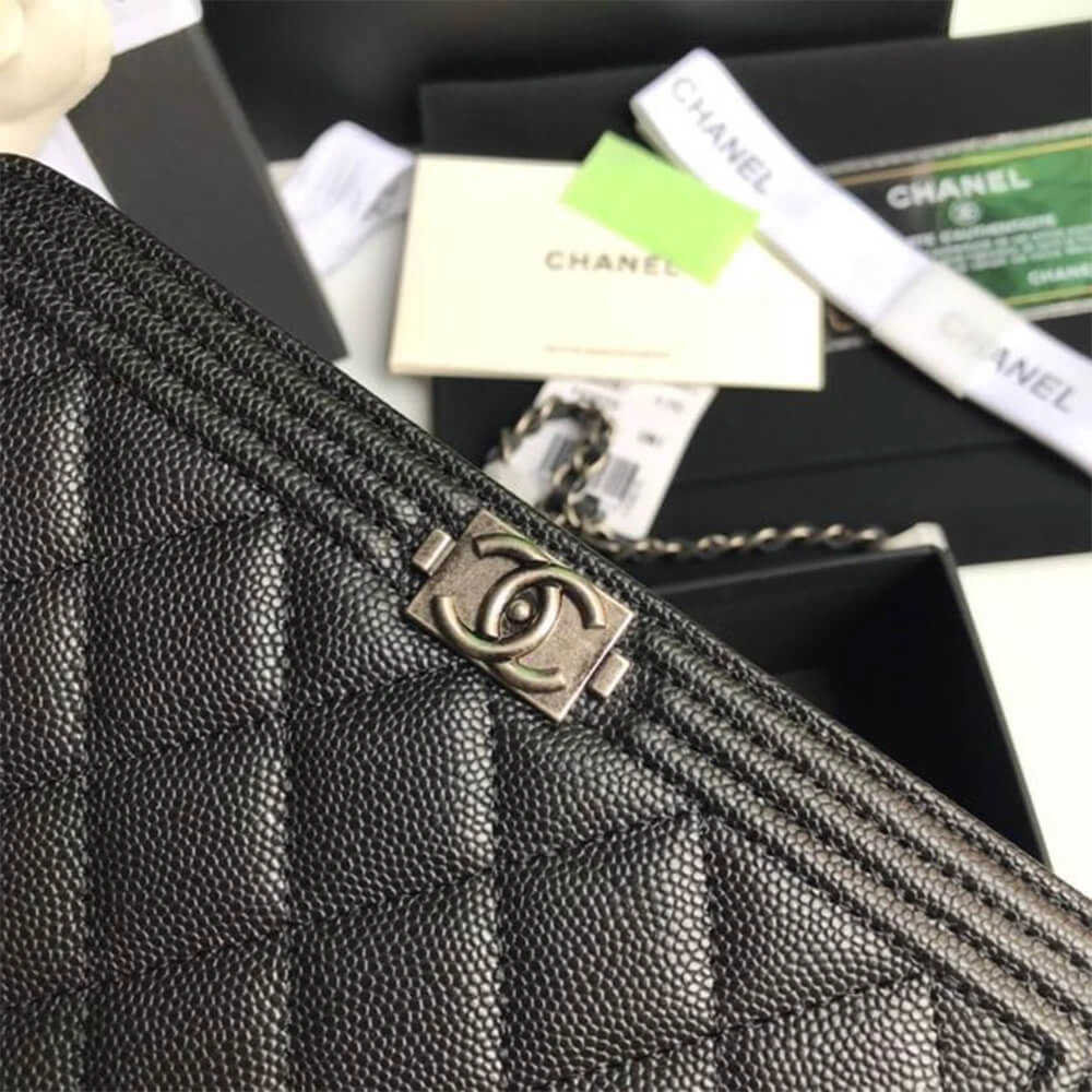 Chanel BOY CHANEL Wallet On Chain(high-end grade) Sustainable 1317