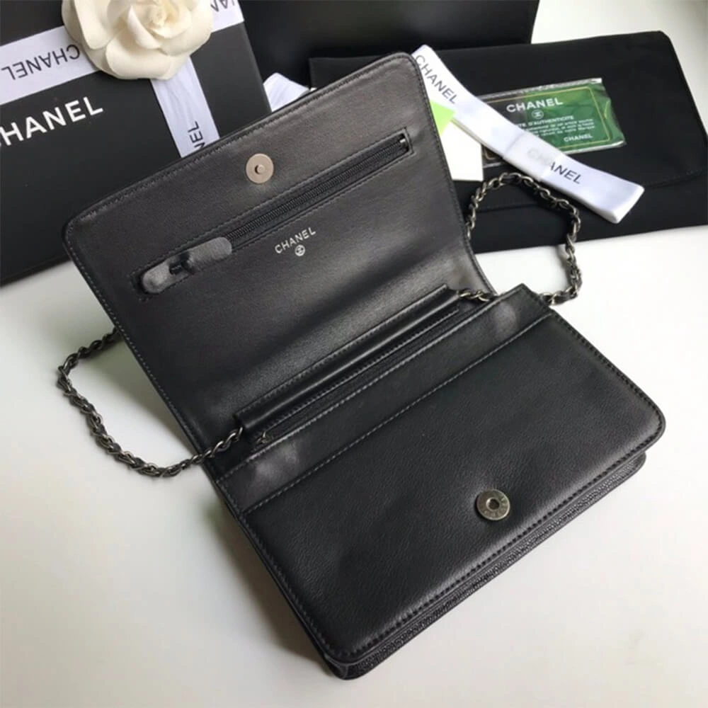 Chanel BOY CHANEL Wallet On Chain(high-end grade) Sustainable 1317