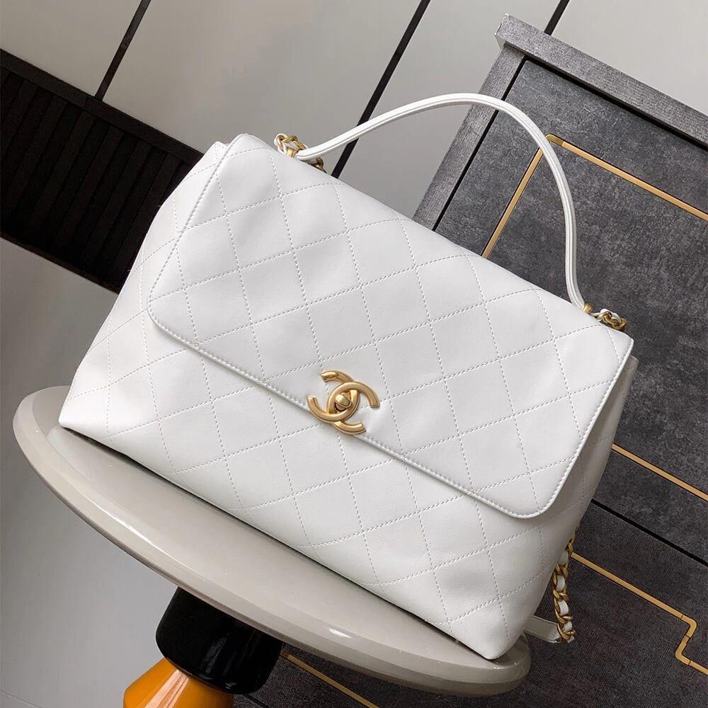 DailyWear Chanel Large Flap Bag With Top Handle(HIGH-END GRADE) 1507