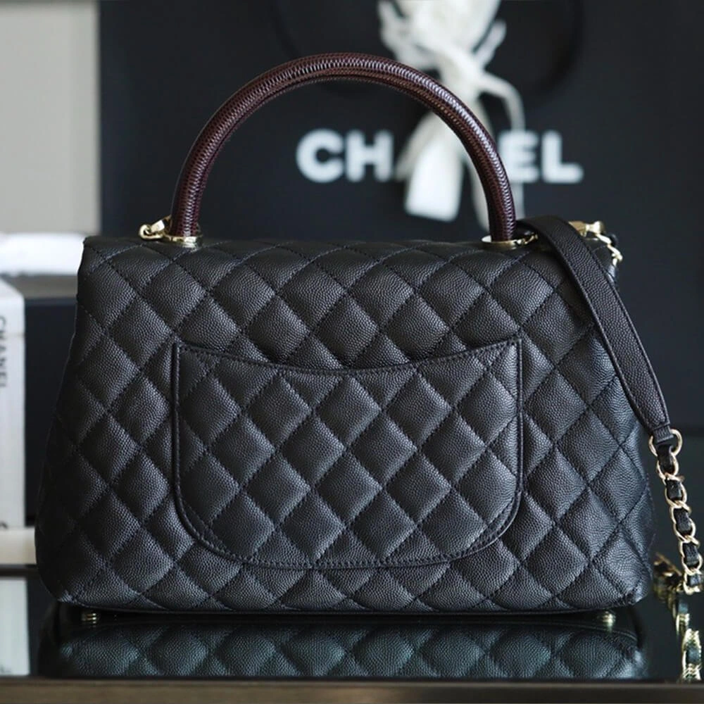 Chanel Large Flap Bag With Top Handle(HIGH-END GRADE) Tailored 1505
