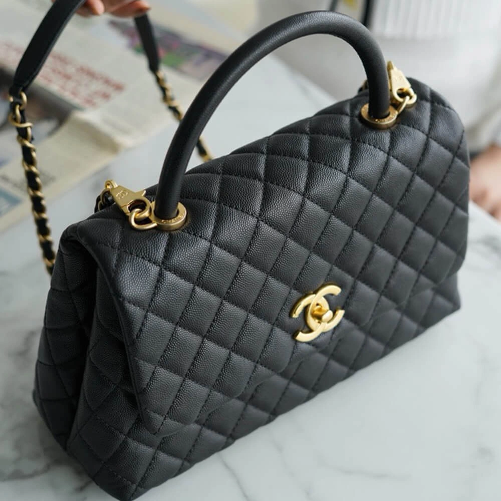Chanel Large Flap Bag With Top Handle(HIGH-END GRADE) RelaxedFit 1593