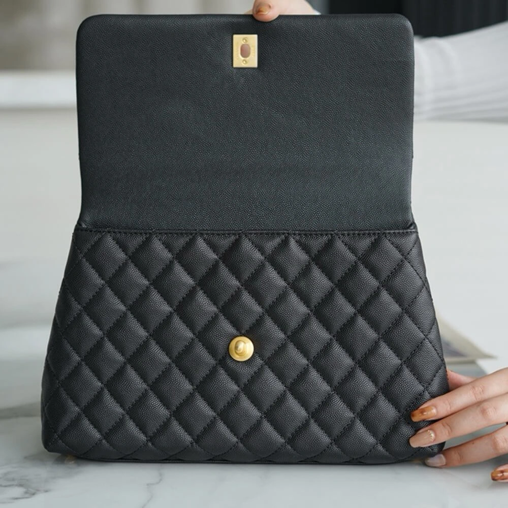 Chanel Large Flap Bag With Top Handle(HIGH-END GRADE) RelaxedFit 1593