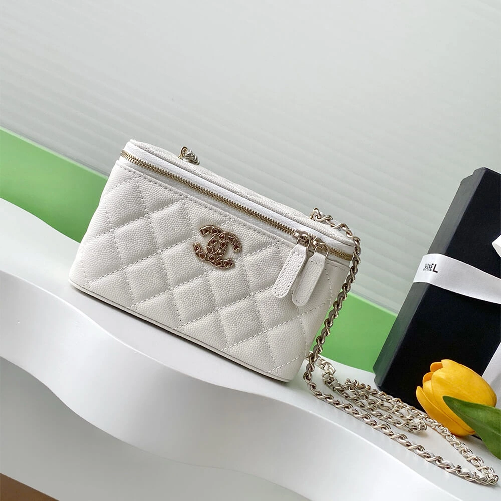 Chanel Long Vanity with chain(HIGH-END GRADE) Chic 1458