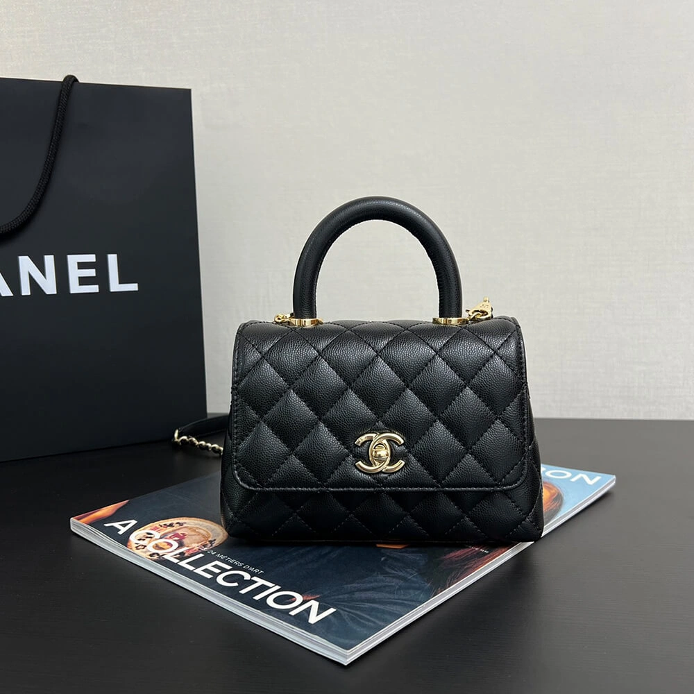 Original Chanel MINI COCO Handle Bag(HIGH-END GRADE) 1304