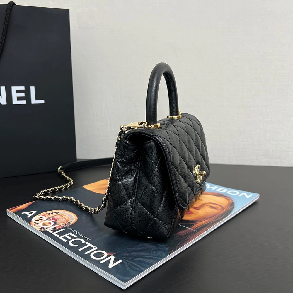 Original Chanel MINI COCO Handle Bag(HIGH-END GRADE) 1304